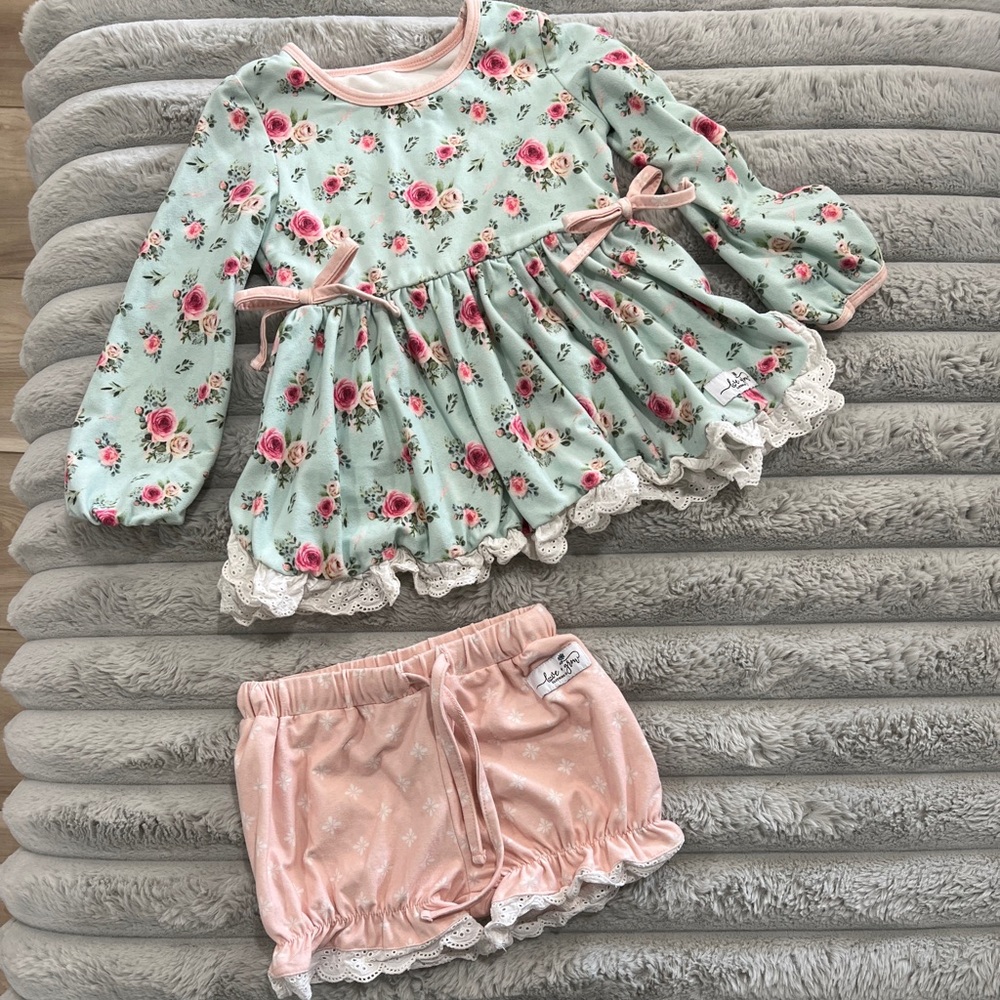 Love and Grow Floral La Fleur Lounger set 3T